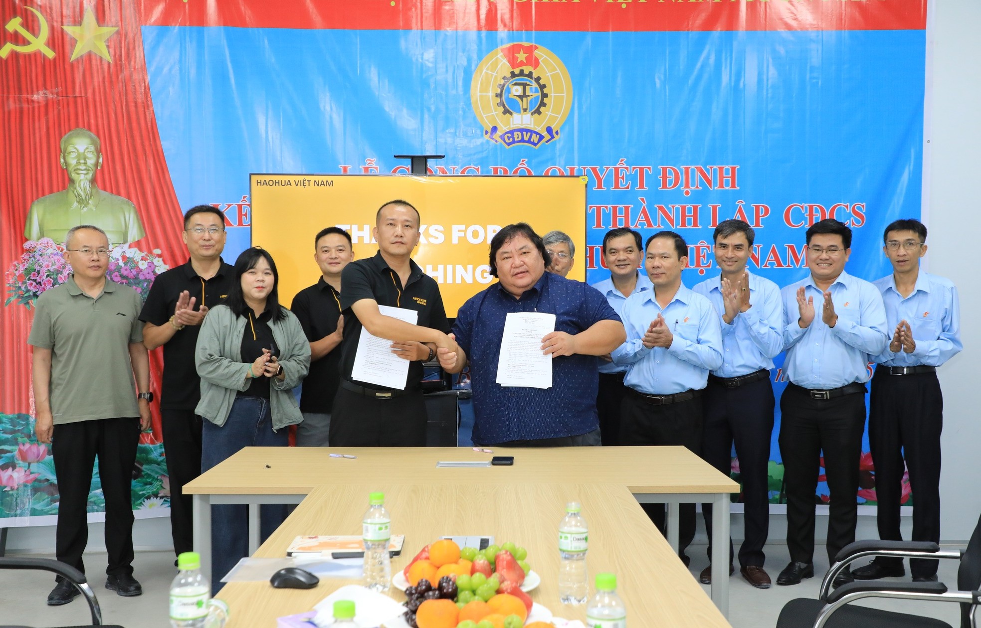 ký kết hợp tác Công ty TNHH Haohua