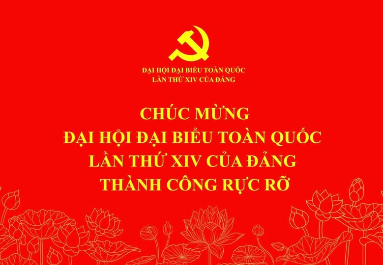 Nhiệt liệt chào mừng đại hội đảng 2025-2030